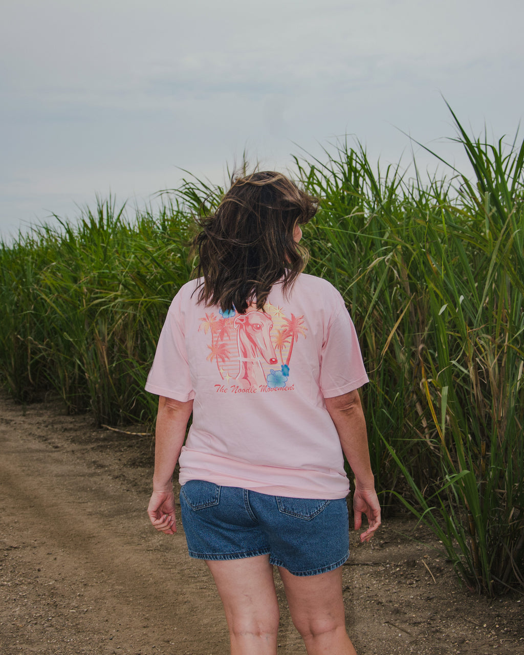 Neon Noodle tee - blossom
