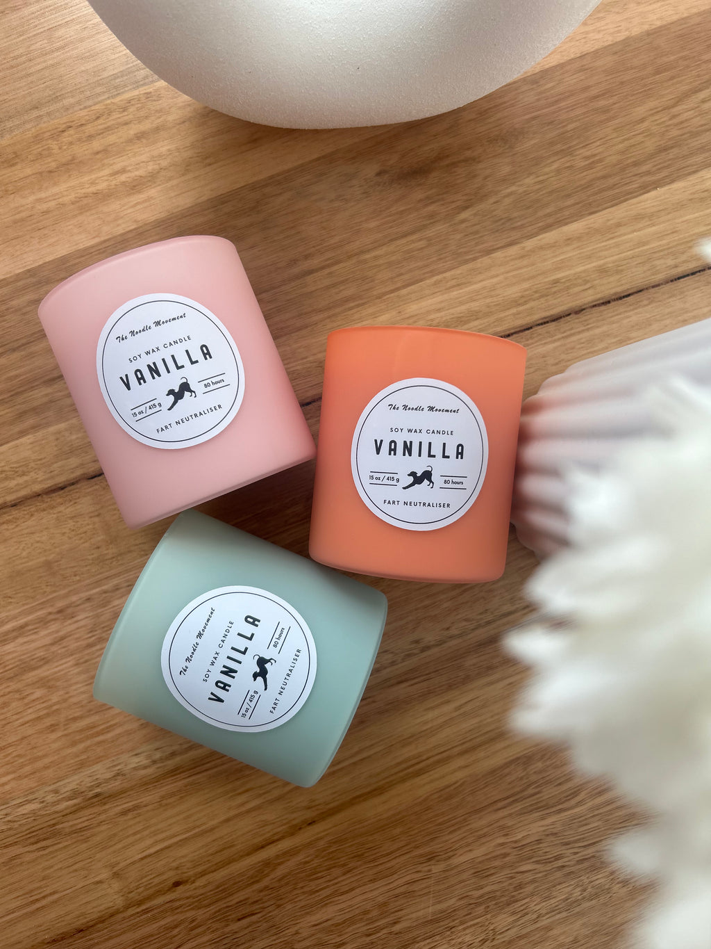 Vanilla soy candle